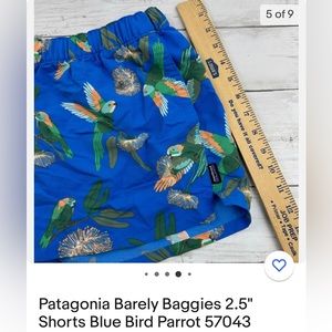 Patagonia Barely Baggies 2.5” inseam women’s shorts